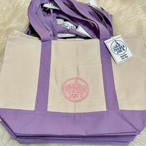 ✨NEW! Trader Joes Large Lavander Tote Bag- #2